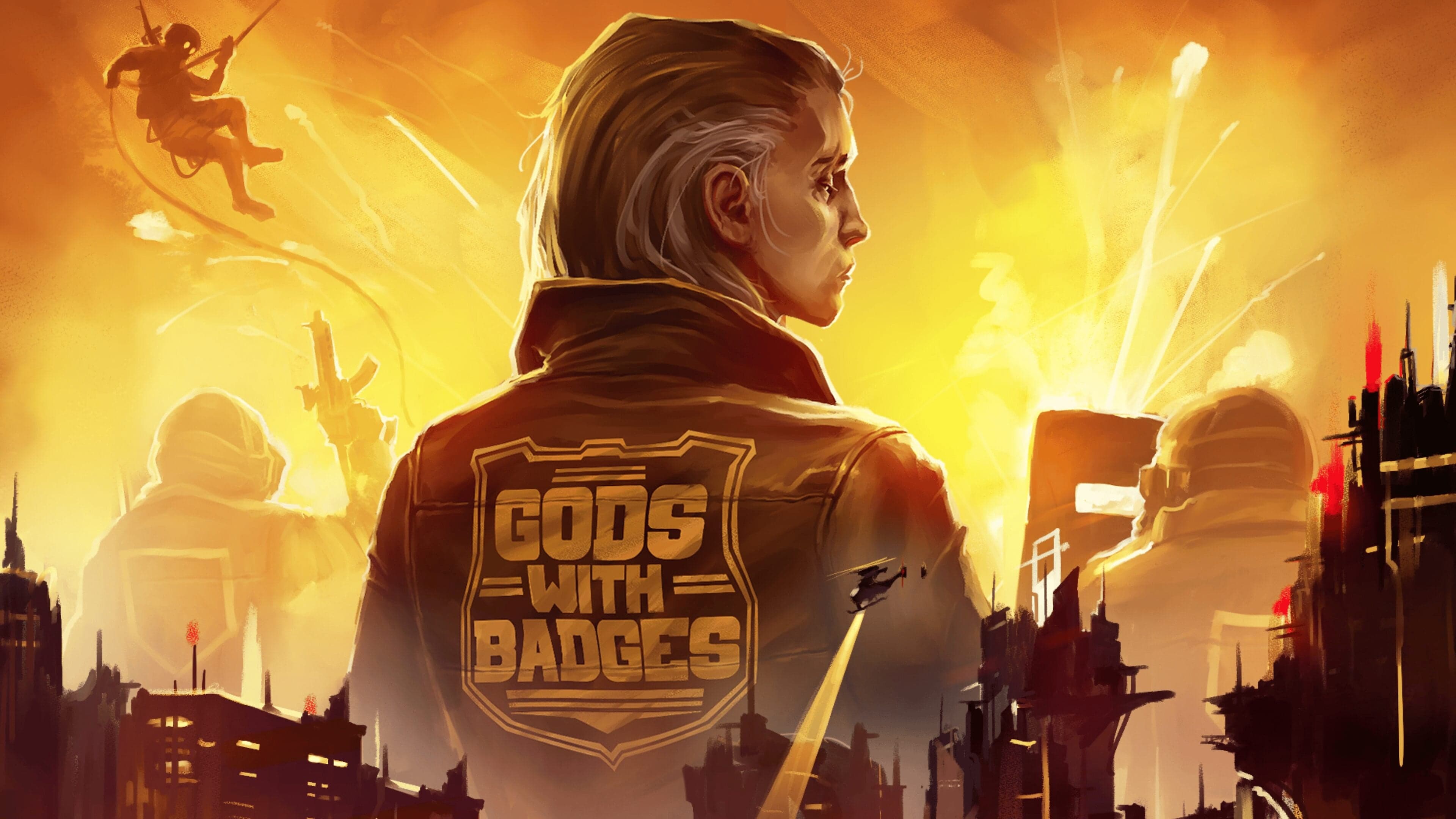 Gods With Badges: Novo tático narrativo da Strange Scaffold chega em 2027